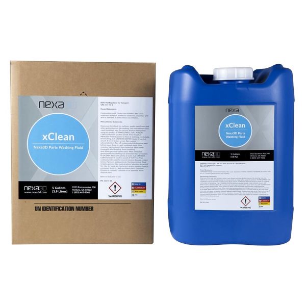 Nexa3D xCLEAN parts washing solution for SLA and LSPc resin parts, 5 L