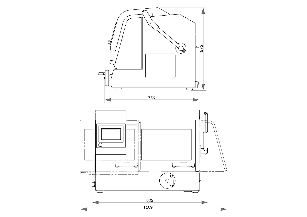 QATM QCUT 250 A Abrasive Cut-off Machine – Ø 95 mm Capacity | Semi-Automatic Wet Sectioning