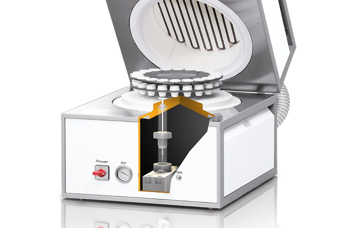 ELTRA TGA Thermostep Thermogravimetric Analyzer – Moisture, Ash & Volatiles | 19 Samples, 1000 °C