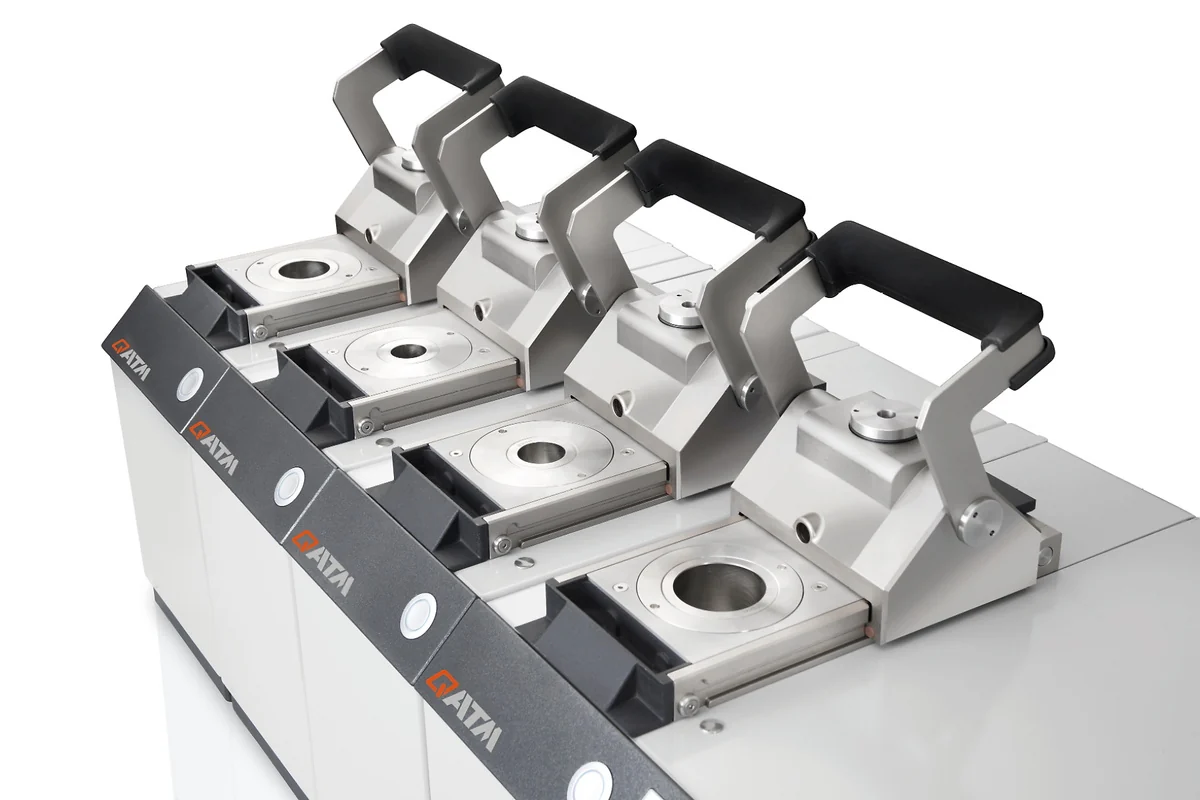 QATM QPRESS 50 Modular Hot Mounting Press – Up to 4 Stations | Ø 25.2–50 mm