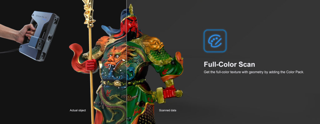 Portable Handheld Shining EinScan Pro 2X V2 Art and Design scanning