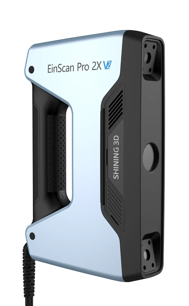 Shining 3D EinScan Pro 2X V2 Handheld 3D Scanner – Multi-Mode Structured Light | 0.045 mm Accuracy