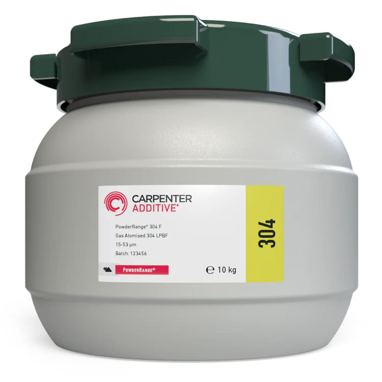 304 Stainless Steel Powder for Metal 3D Printing | LPBF / EBM Compatible - 10 kg / 22 lbs