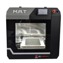 3DCeram M.A.T. metal and ceramic paste-extrusion 3D printer