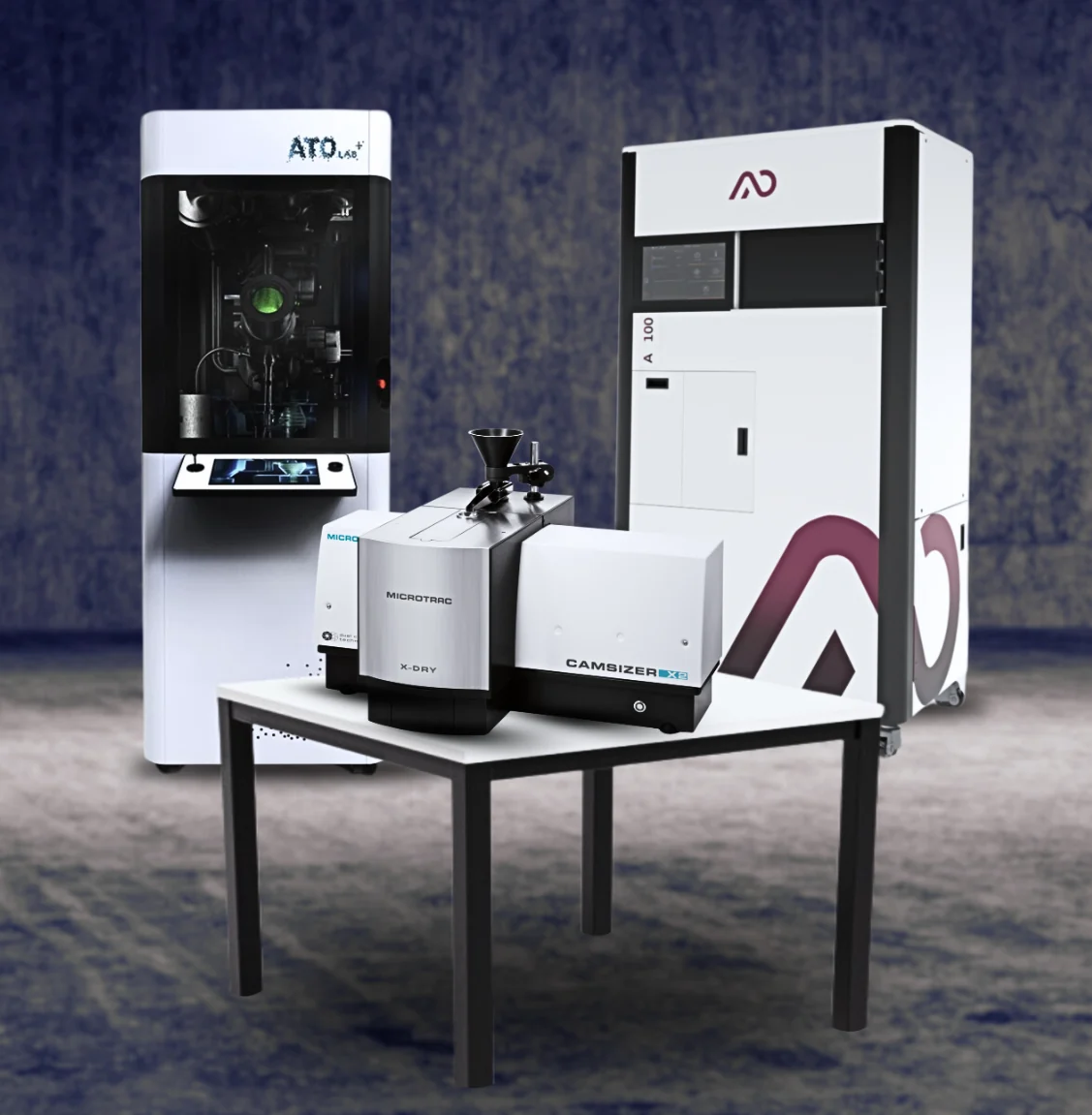 R&D Bundle: ATO Lab atomizer, CAMSIZER X2+ analyzer and AO Metal A50 metal LPBF printer