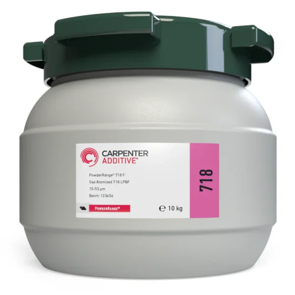 IN718 Nickel Alloy Powder for Metal 3D Printing | LPBF Compatible - 10 kg / 22 lbs