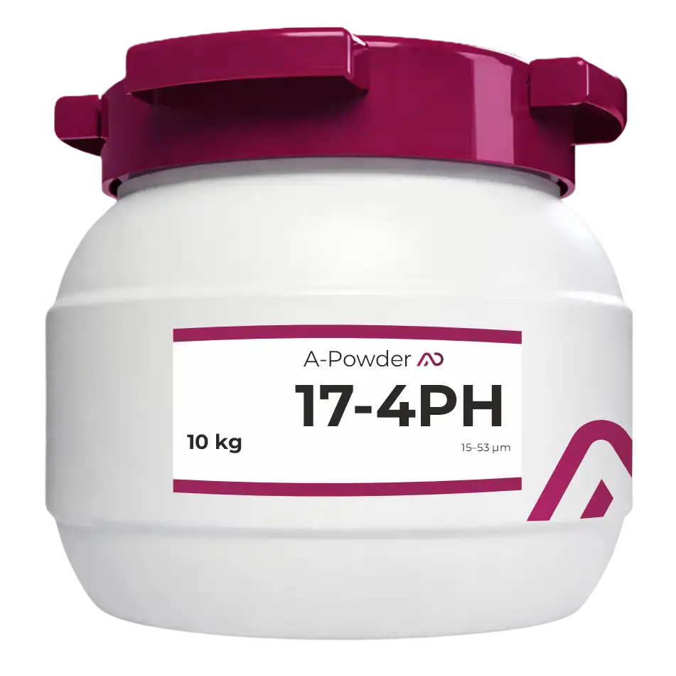 A-Powder 17-4PH Stainless Steel Alloy Powder for Metal 3D Printing | LPBF Compatible – 10 kg / 22 lbs
