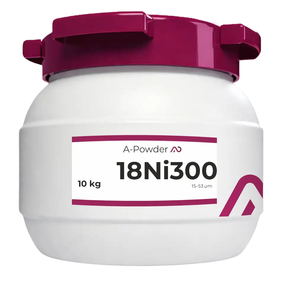 A-Powder 18Ni300 Maraging Steel Powder for Metal 3D Printing | LPBF Compatible – 10 kg / 22 lbs