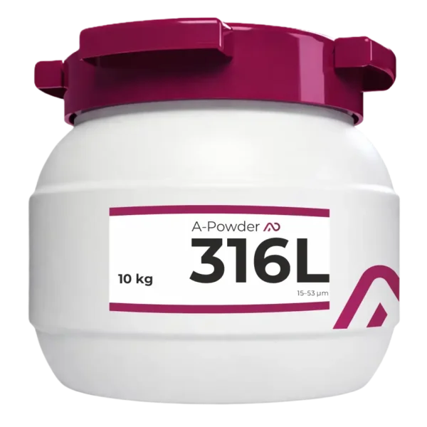 A-Powder SS316L Stainless Steel Powder for Metal 3D Printing | LPBF Compatible – 10 kg / 22 lbs