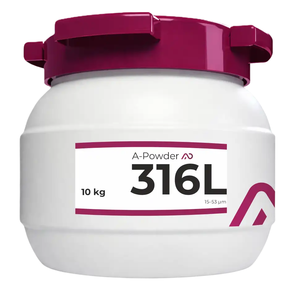 A-Powder SS316L Stainless Steel Powder for Metal 3D Printing | LPBF Compatible – 10 kg / 22 lbs