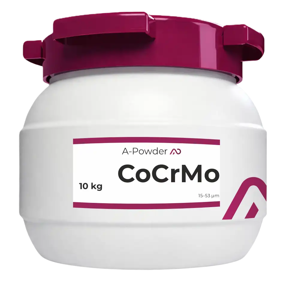 A-Powder Cobalt Chrome Powder (CoCrMo) for Metal 3D Printing | LPBF Compatible – 10 kg / 22 lbs