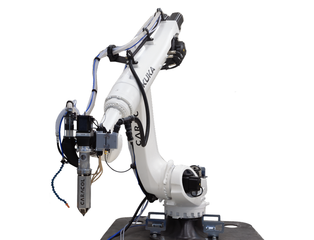 Heron AM HA robotic large-format pellet 3D printer by Caracol