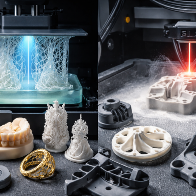 sla vs sls 3d printing technology