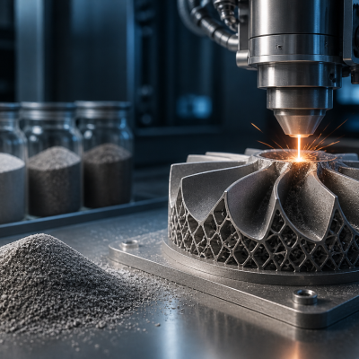 metal printing with powder