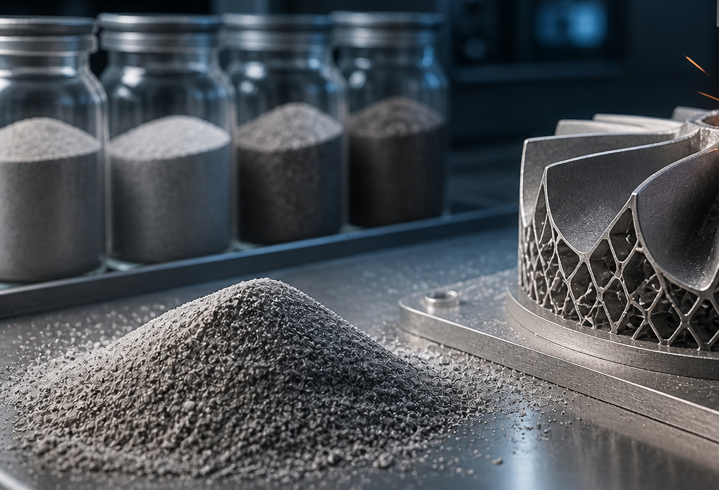 metal printing with powder