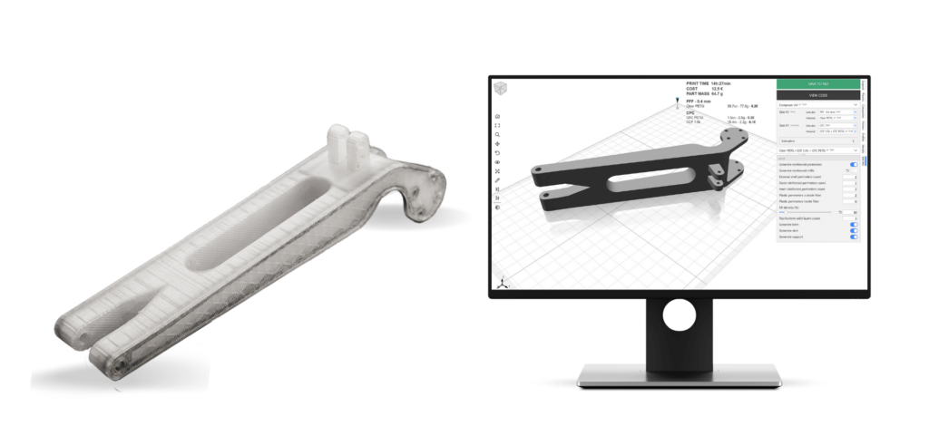 Innovative Composite 3D Printed Suspension Components for Lunar Rover 3D model