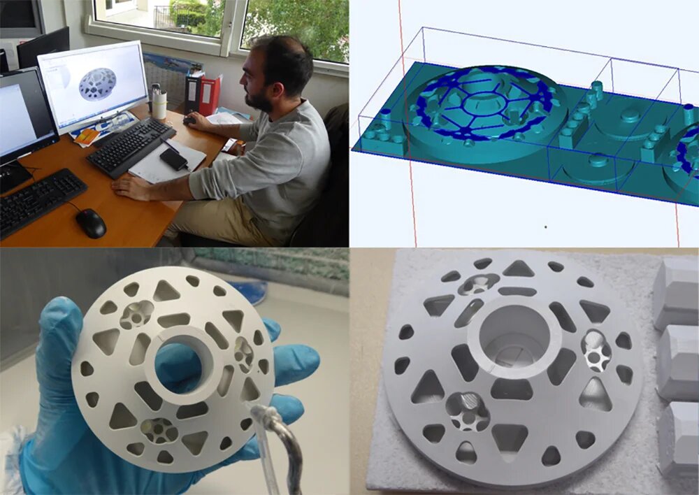 Aerospace optimization and manufacturing process improvement using ceramic 3D printing