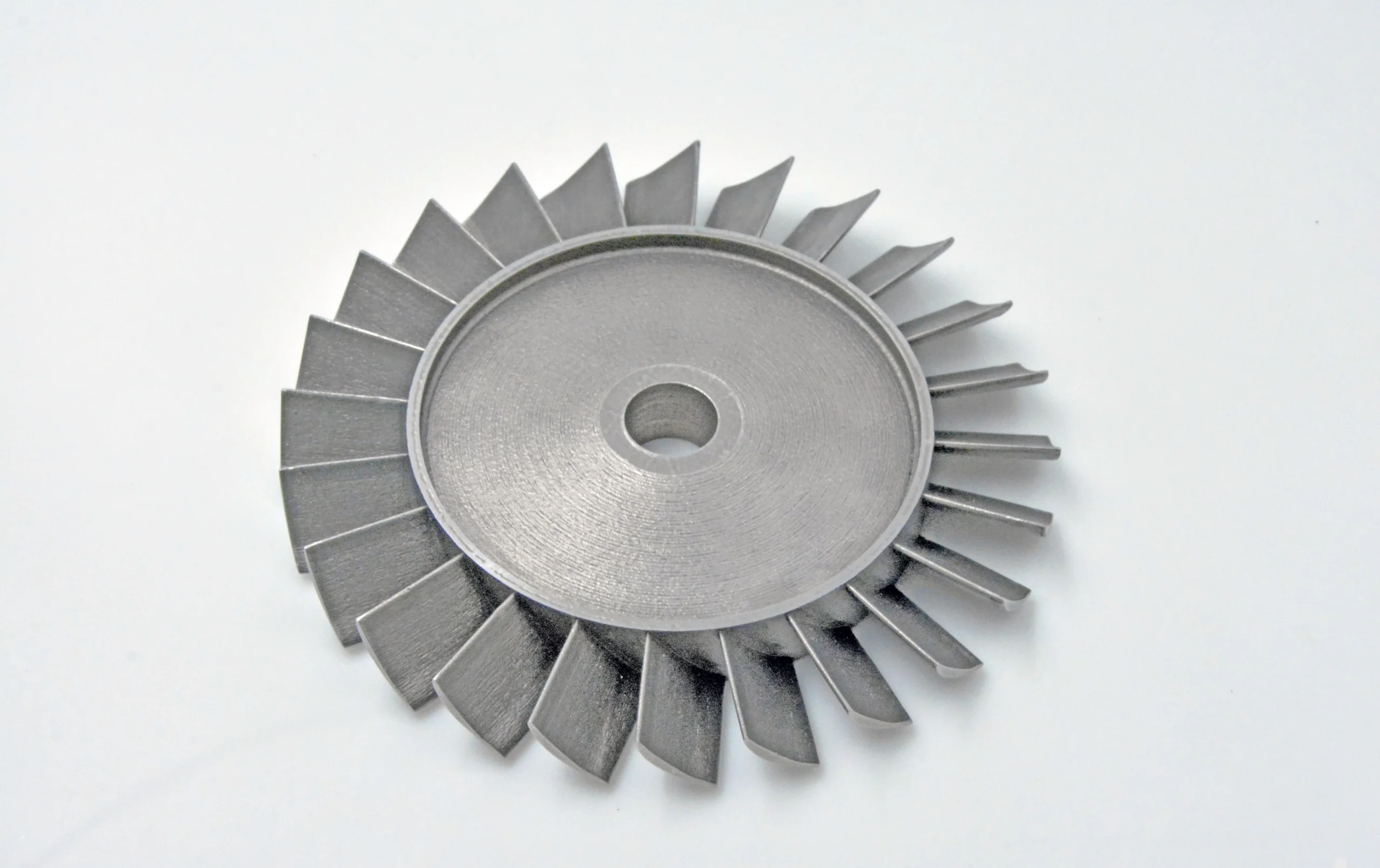 Inconel 718 impeller built by metal LPBF