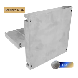 Renishaw 500Q Titanium Build Platform – Metal 3D Printer Plate 246×246×15mm