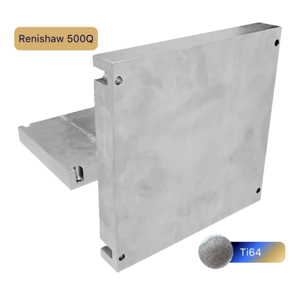 Renishaw 500Q Titanium Build Platform – Metal 3D Printer Plate 246×246×15mm