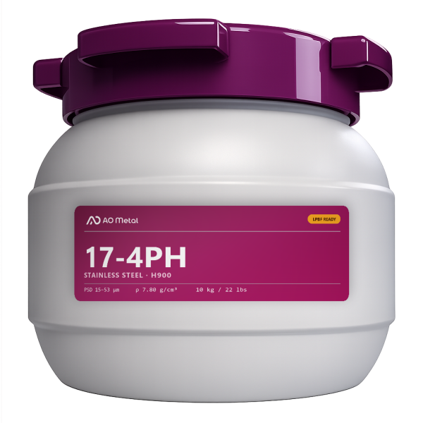 A-Powder 17-4PH Stainless Steel Alloy Powder for Metal 3D Printing | LPBF Compatible – 10 kg / 22 lbs
