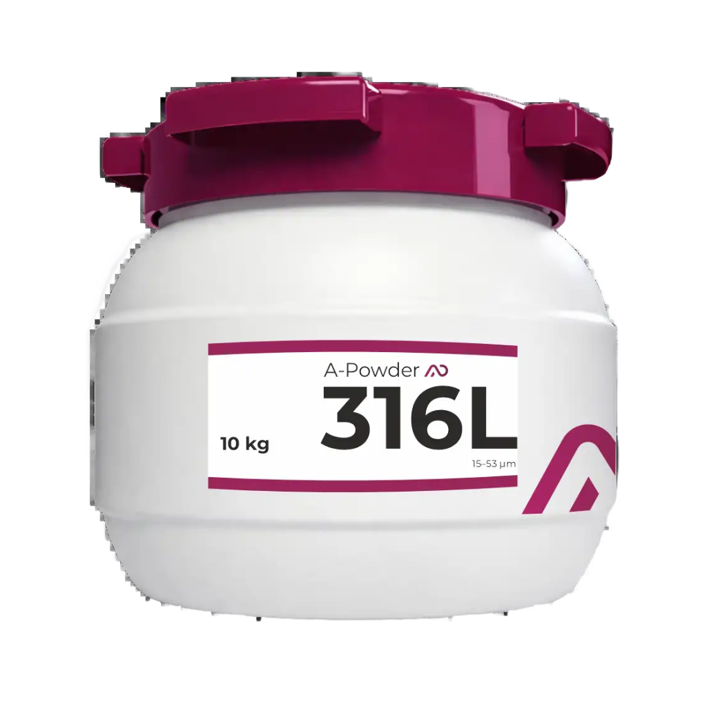 A-Powder SS316L Stainless Steel Powder for Metal 3D Printing | LPBF Compatible – 10 kg / 22 lbs