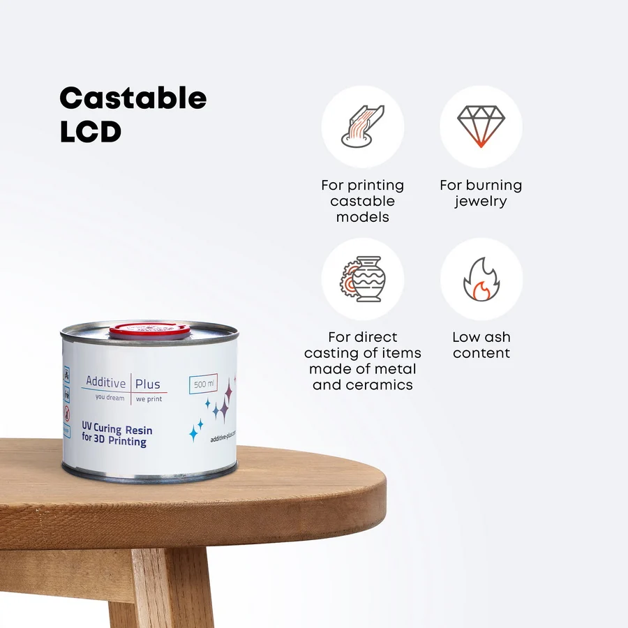 Additive Plus Castable - 3D Printing Resin