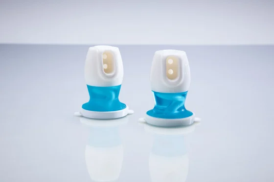 SLA 3D printed parts finished by multi-stage grinding and polishing