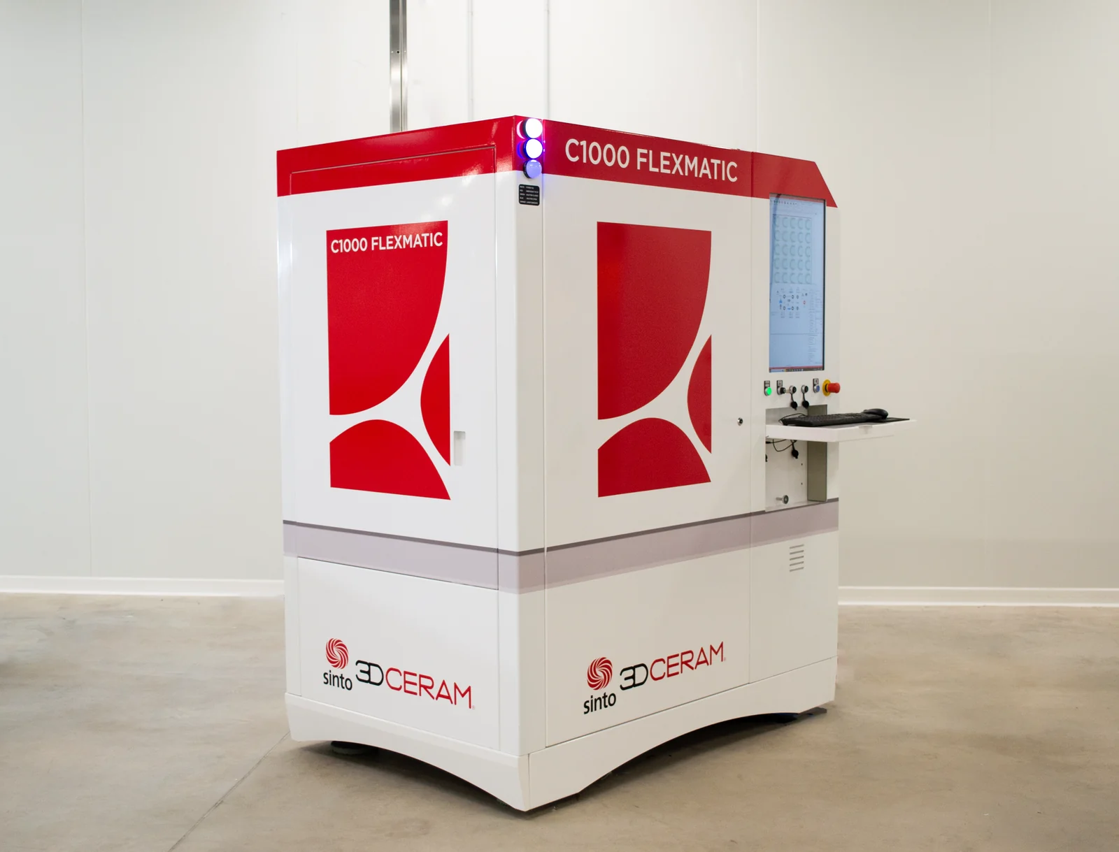 3DCeram C1000 FLEXMATIC Industrial Ceramic SLA 3D Printer – Serial Production | 320×320×200 mm