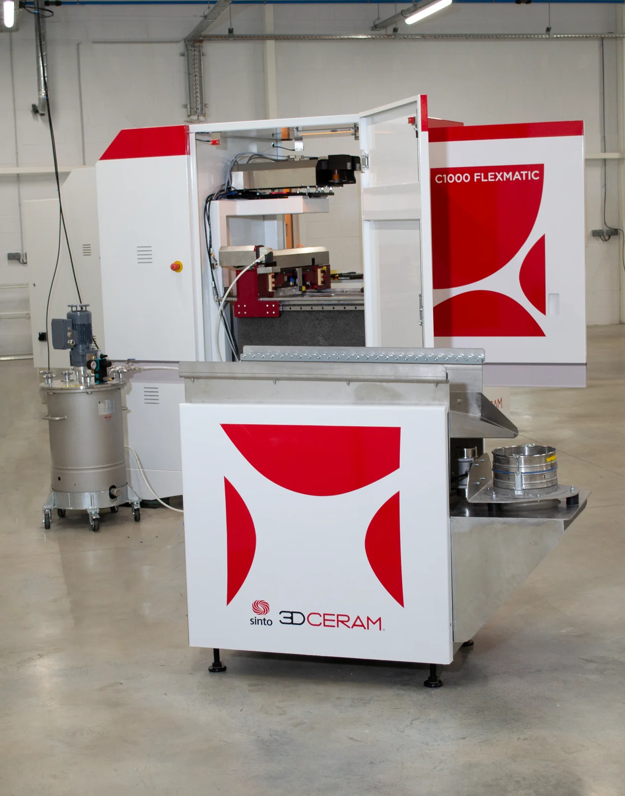 3DCeram C1000 FLEXMATIC Industrial Ceramic SLA 3D Printer – Serial Production | 320×320×200 mm
