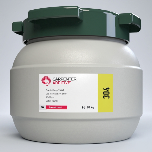 304 Stainless Steel Powder for Metal 3D Printing | LPBF Compatible - 10 kg / 22 lbs