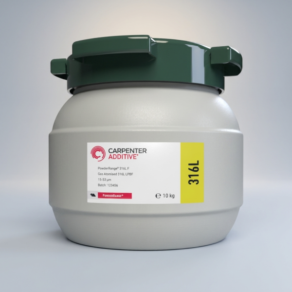 316L Stainless Steel Powder for Metal 3D Printing | LPBF Compatible - 10 kg / 22 lbs