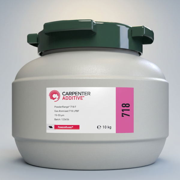 IN718 Nickel Alloy Powder for Metal 3D Printing | LPBF Compatible - 10 kg / 22 lbs