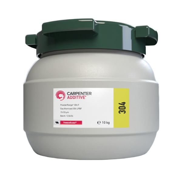 304 Stainless Steel Powder for Metal 3D Printing | LPBF Compatible - 10 kg / 22 lbs