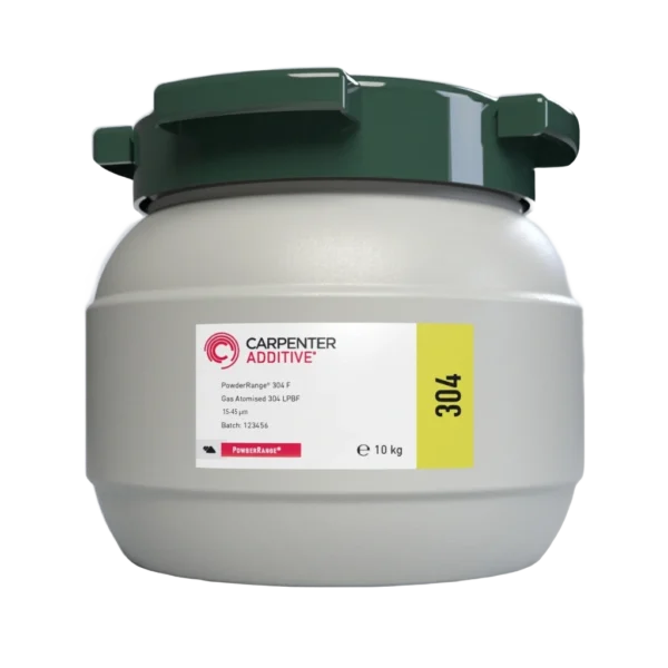 304 Stainless Steel Powder for Metal 3D Printing | LPBF Compatible - 10 kg / 22 lbs