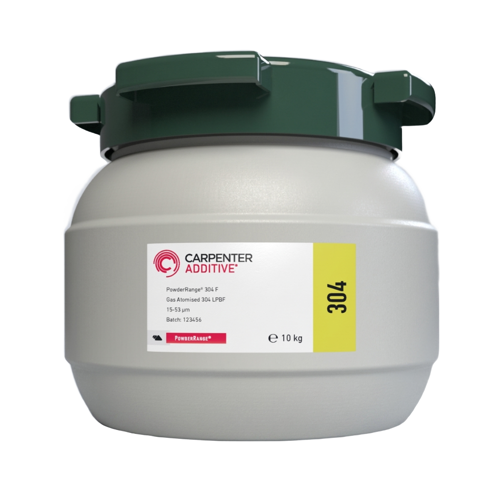 304 Stainless Steel Powder for Metal 3D Printing | LPBF Compatible - 10 kg / 22 lbs