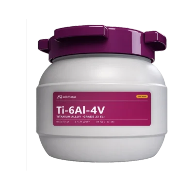 A-Powder Ti-6Al-4V Grade 23 powder, 10 kg container