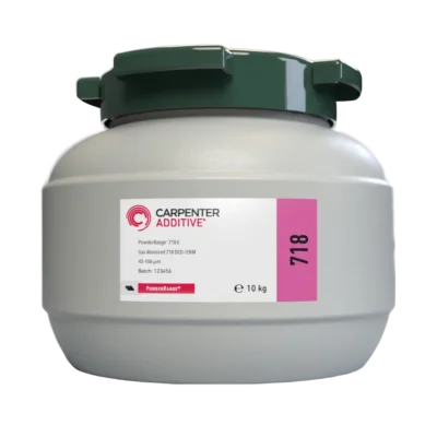 Carpenter Additive 718 E powder, 10 kg container