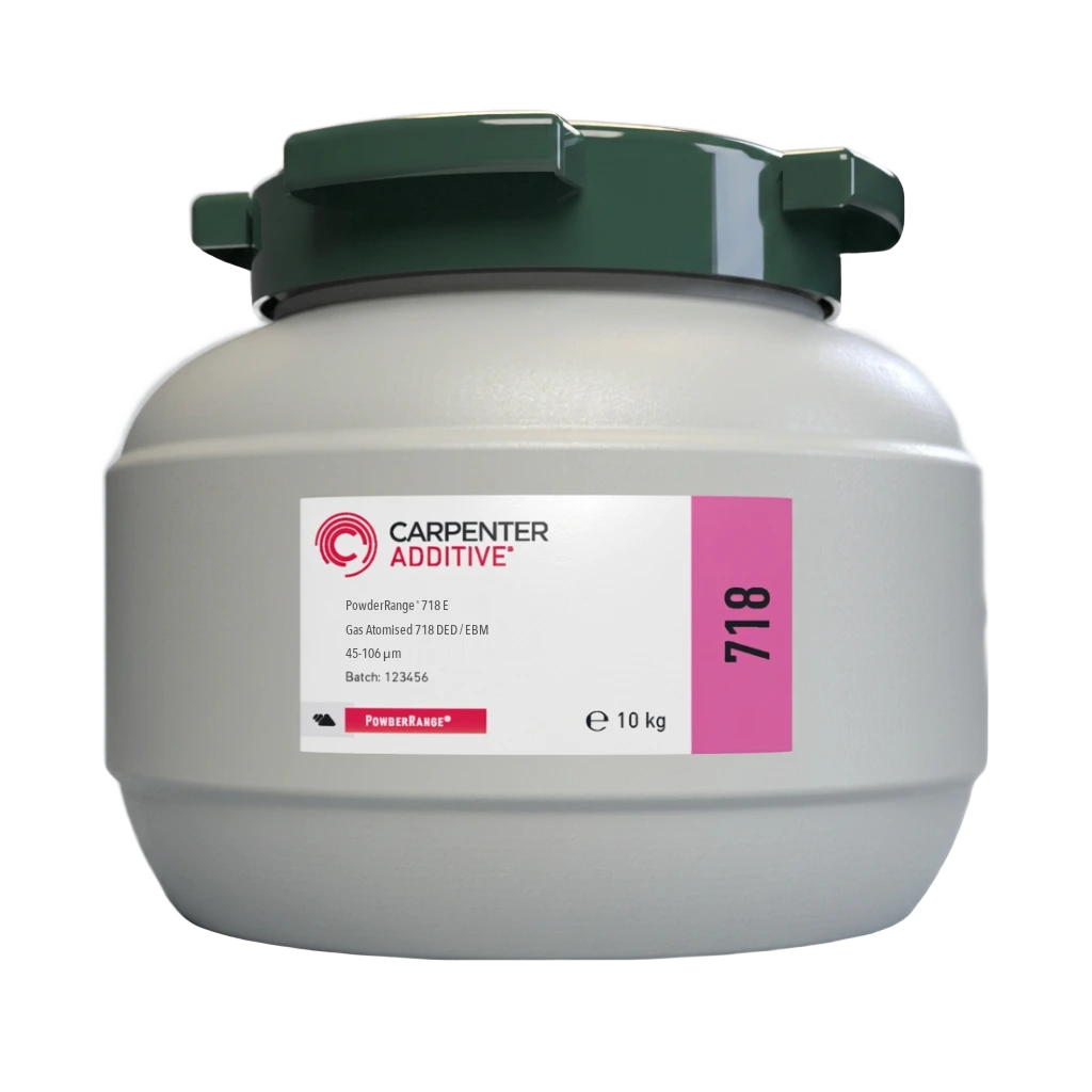 IN718 Nickel Alloy Powder for DED & EBM | 45–106 µm - 10 kg / 22 lbs
