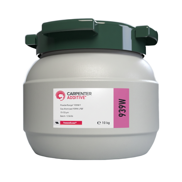 IN939 Nickel Alloy Powder for Metal 3D Printing | LPBF Compatible - 10 kg / 22 lbs