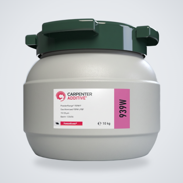 IN939 Nickel Alloy Powder for Metal 3D Printing | LPBF Compatible - 10 kg / 22 lbs