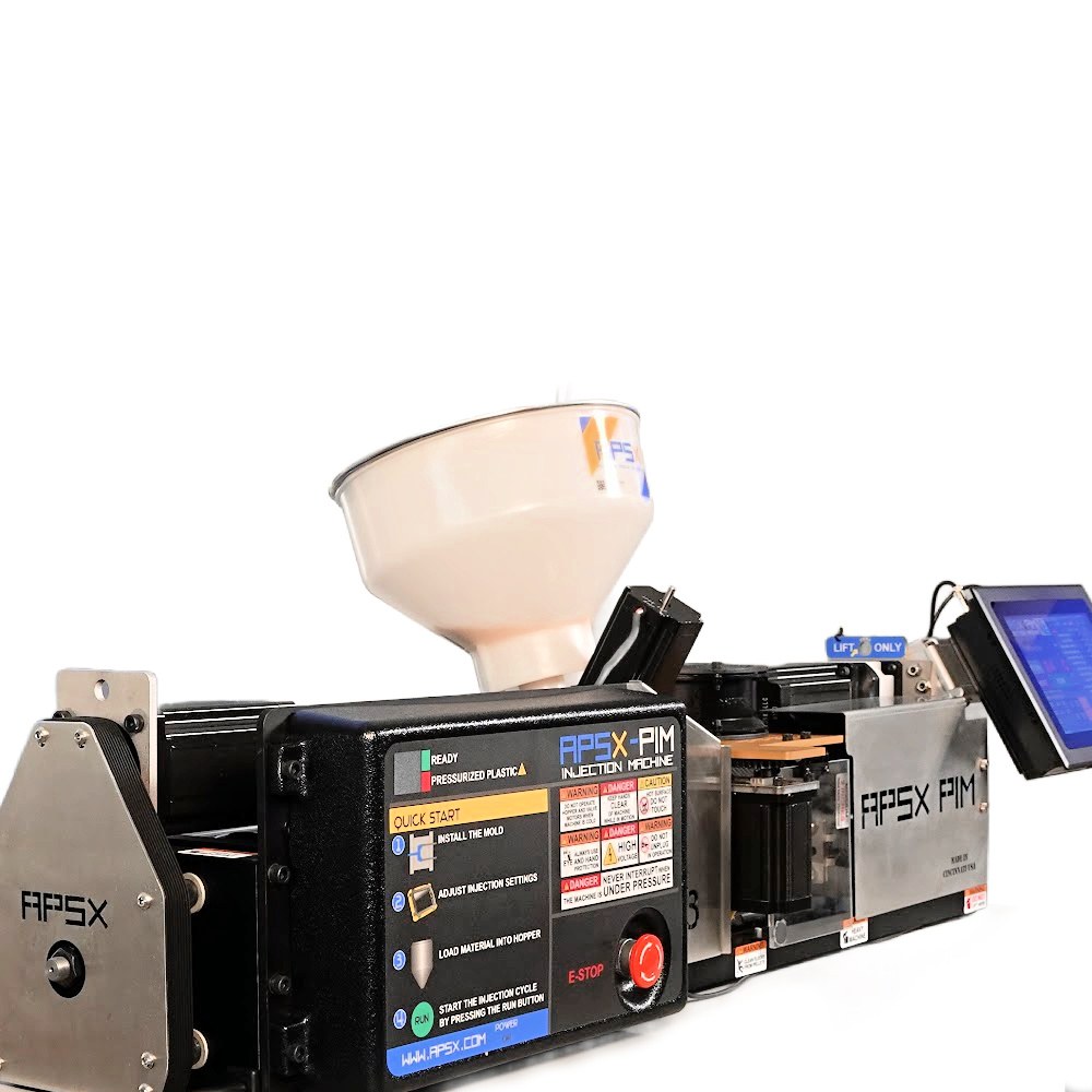 APSX-PIM V3 Desktop Injection Molding Machine – 5-Ton Clamp | 30 cc Shot | Engineering Resins