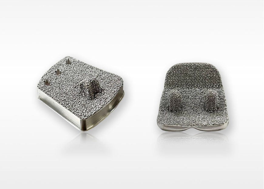 Metal 3D printed sample for medical research and applications