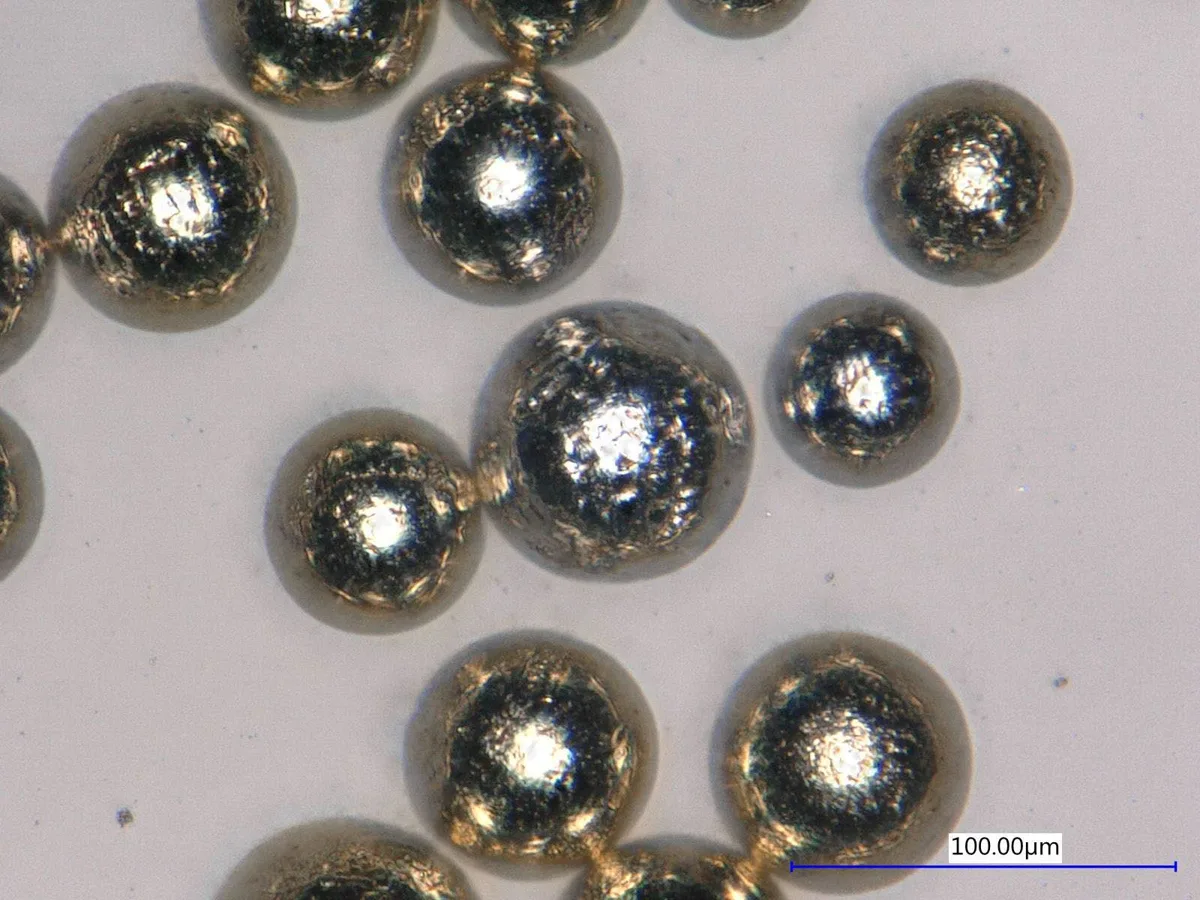 Bronze powder atomized with the ATO Induction Melting System