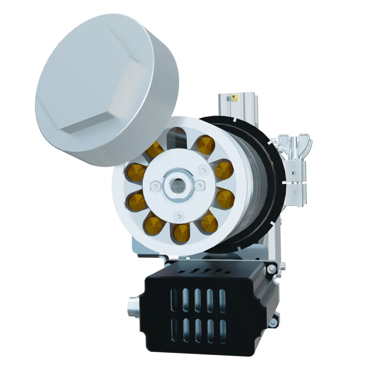 ATO Revolver Rod Feeding System for Ultrasonic Metal Atomizers