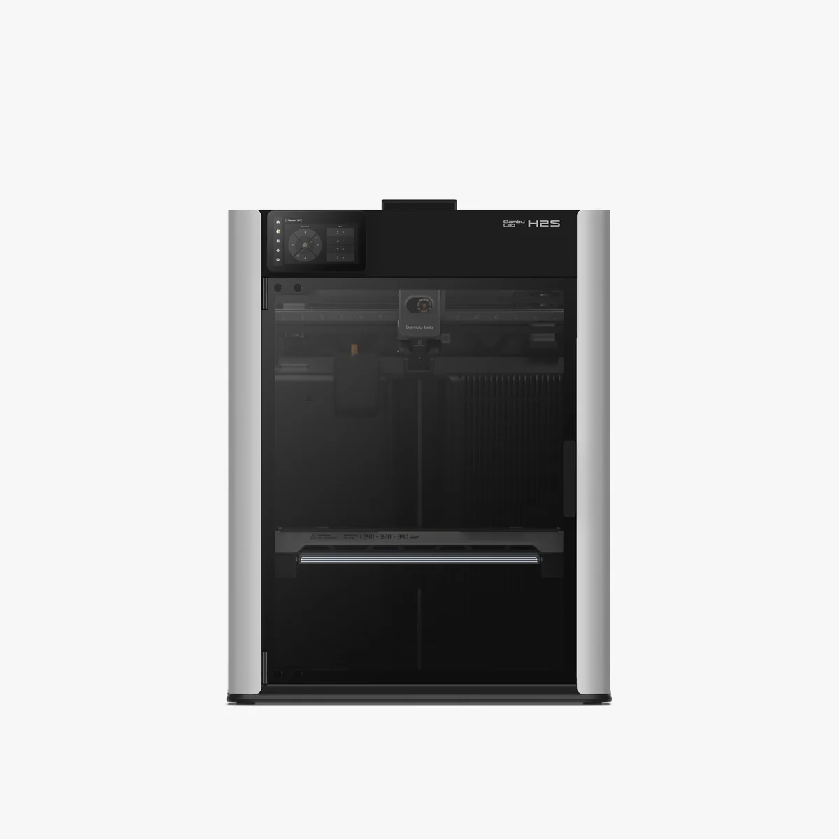 Bambu Lab H2S Large-Format FDM 3D Printer – Multi-Material AMS 2 Pro | 340×320×340 mm