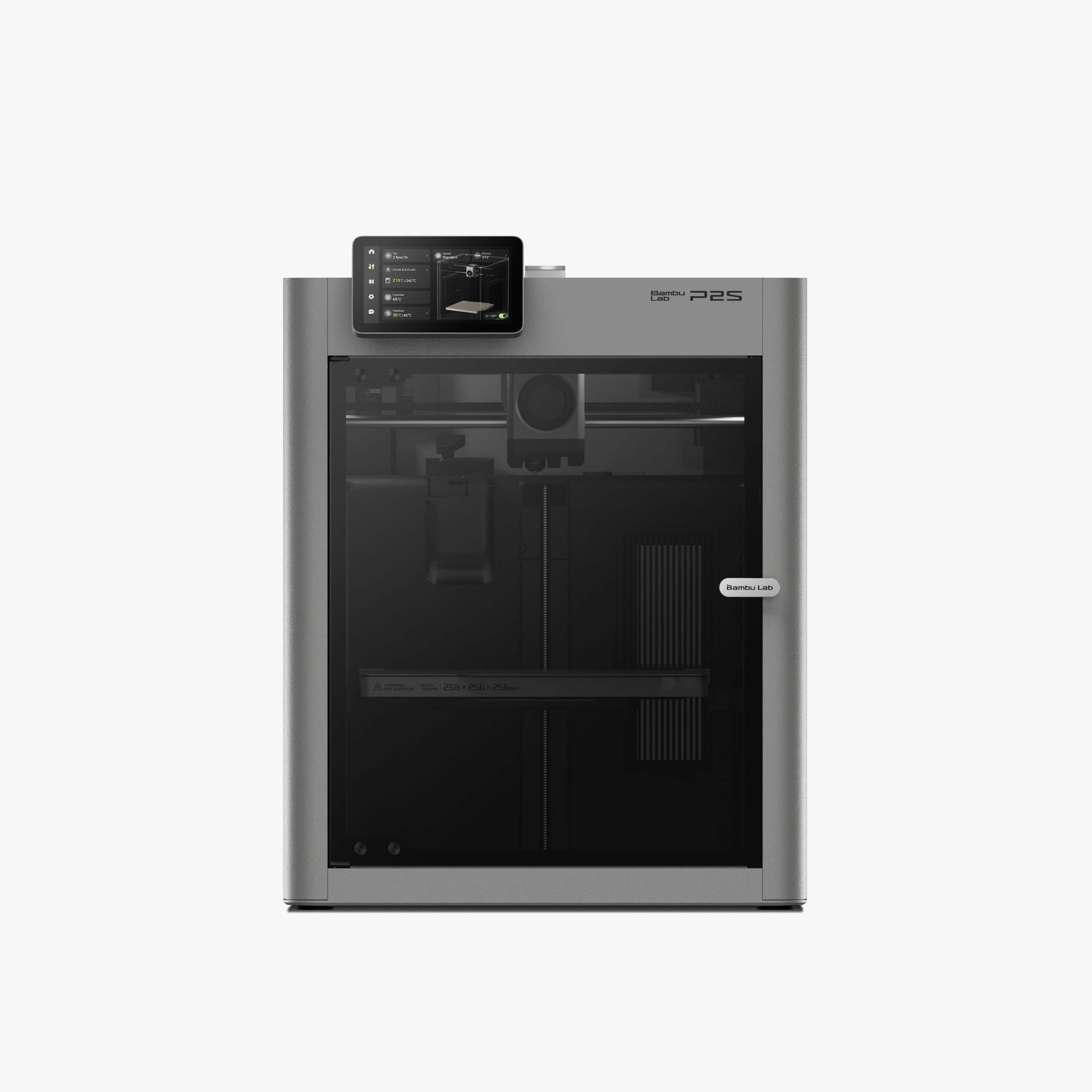 Bambu Lab P2S Enclosed CoreXY FDM 3D Printer – Multi-Material AMS 2 Pro | 256×256×256 mm