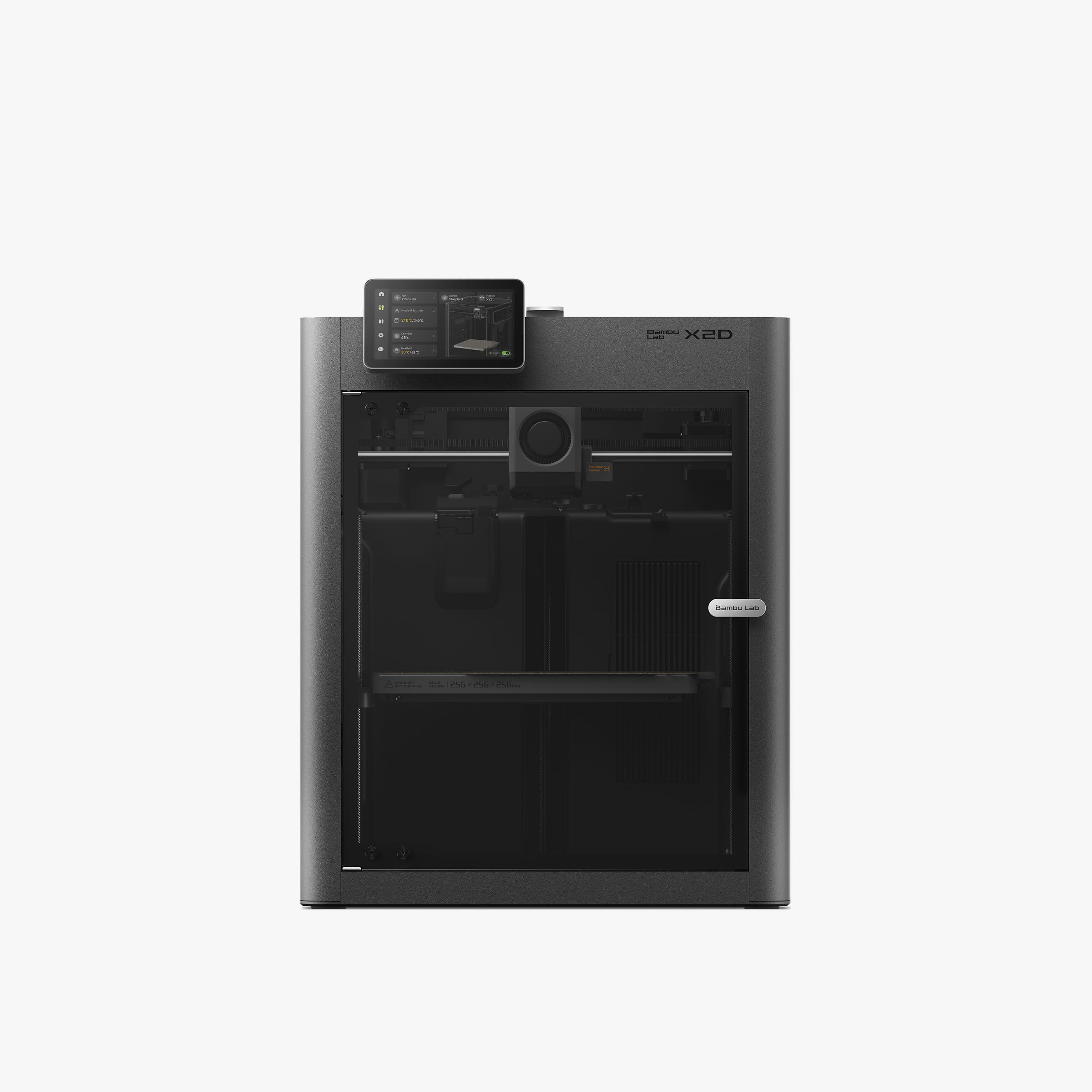Bambu Lab X2D Compact Dual-Nozzle FDM 3D Printer – Multi-Material AMS 2 Pro | 256×256×260 mm
