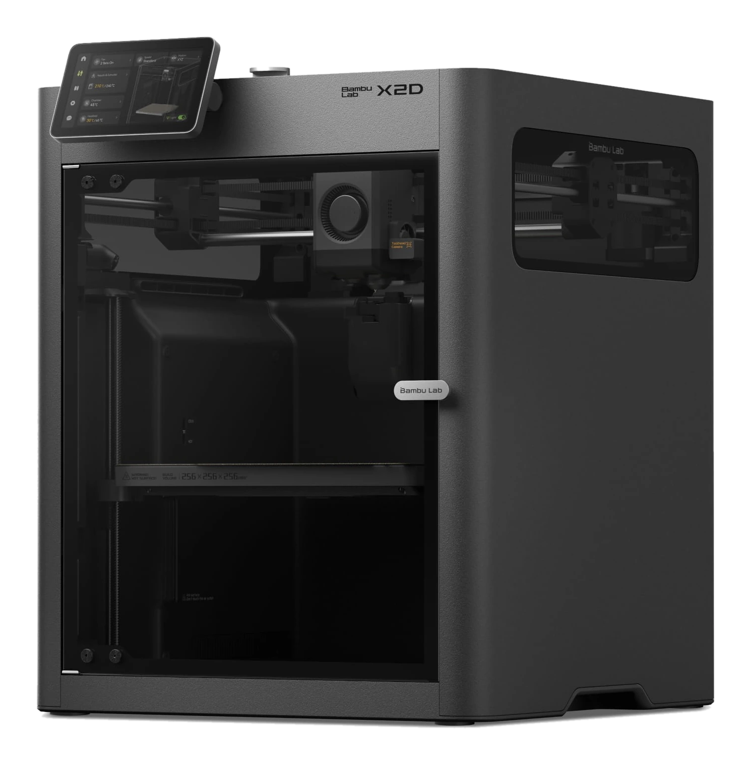 Bambu Lab X2D Compact Dual-Nozzle FDM 3D Printer – Multi-Material AMS 2 Pro | 256×256×260 mm