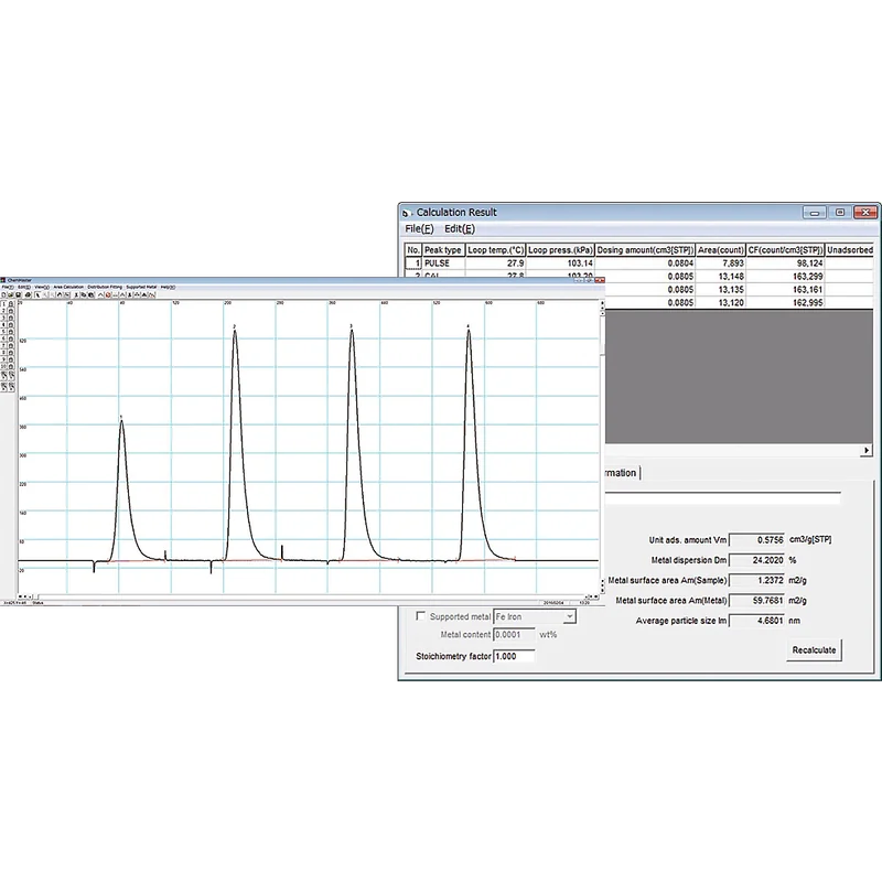 BELMASS II software area calculation